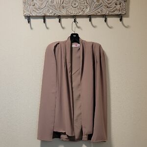 Buddy Love Mauve Blazer Elegant Open Front